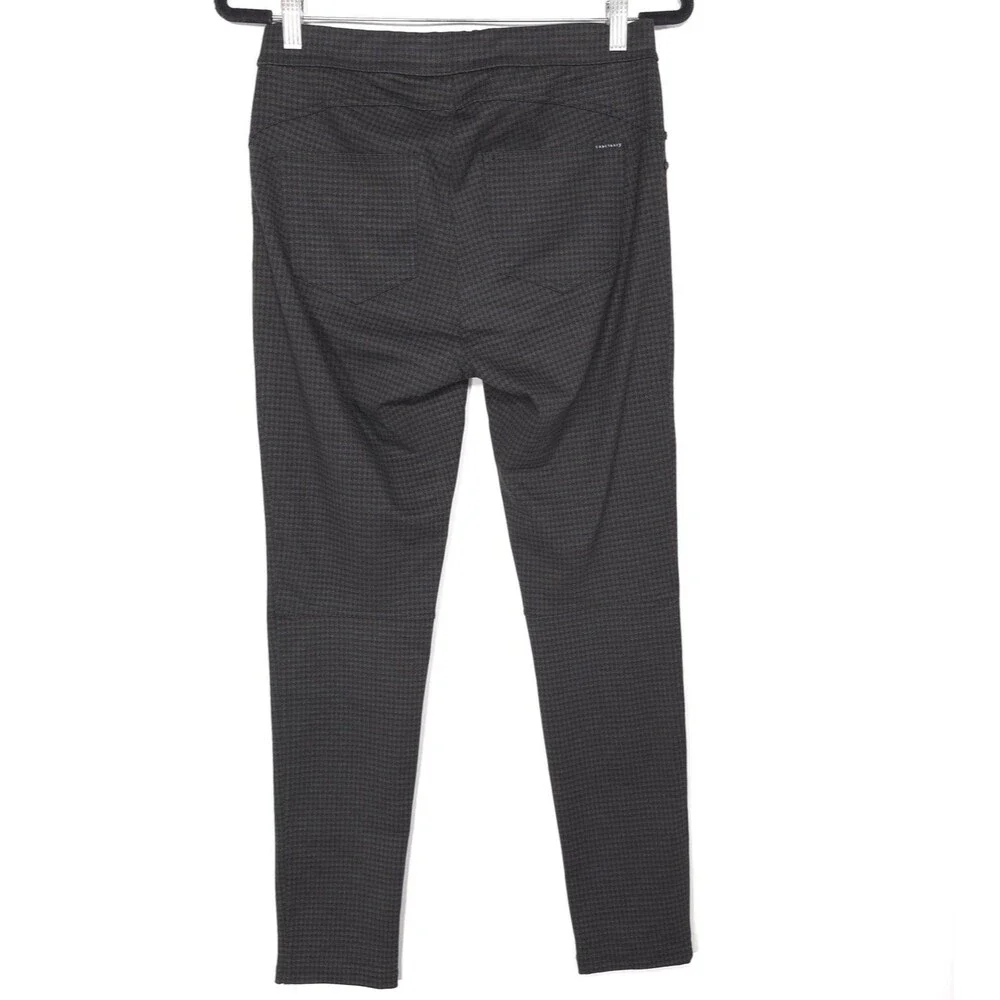Anthropologie SANCTUARY Check Slim‎ Ankle Pants Brown Stretch MEDIUM P108T0966A - Picture 7 of 9